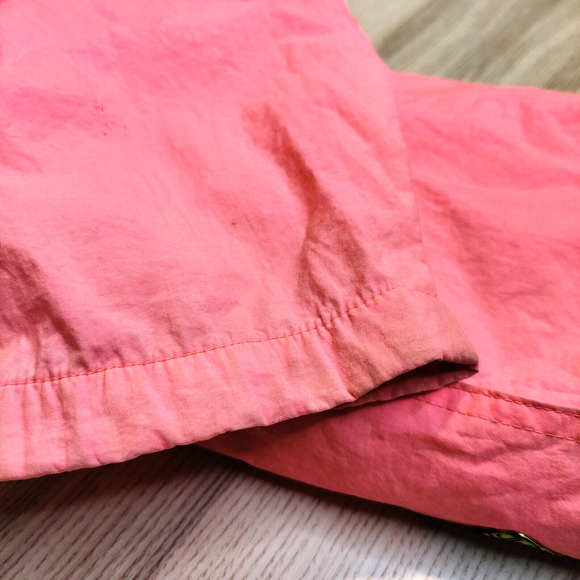 Vintage OP Ocean Pacific Neon Pink Full Zip Nylon Windbreaker Surf Jacket SZ XL - Picture 16 of 16